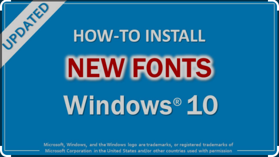 How to find out the fonts windows 10 is using